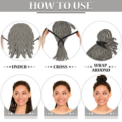 Hoteam thick hair ties provide strong hold that resists slipping.