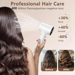 HOTLIFE Hair Dryer HD display shows precise temperature settings for control.