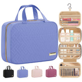 HOTOR travel toiletry bag closed demonstrates compact, space-saving packing for 7-day trips