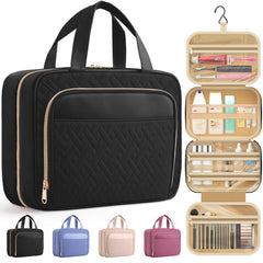 HOTOR travel toiletry bag exterior view shows compact, portable design for trips