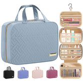 HOTOR Travel Toiletry Bag front view shows compact organization for overnight trips