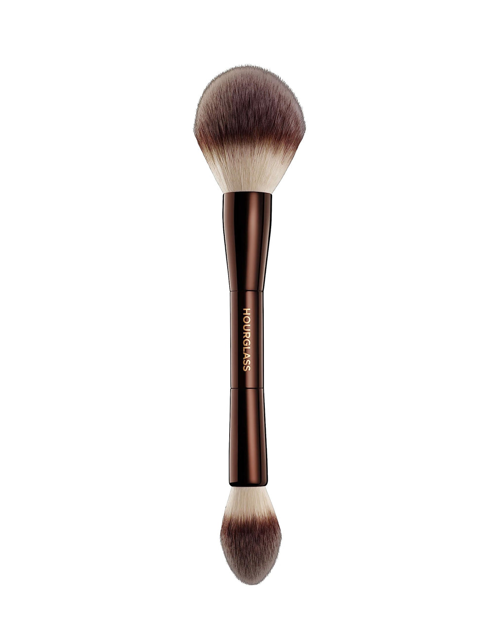 Hourglass Veil Powder brush, tapered end for precise under-eye setting and airbrushed finish.