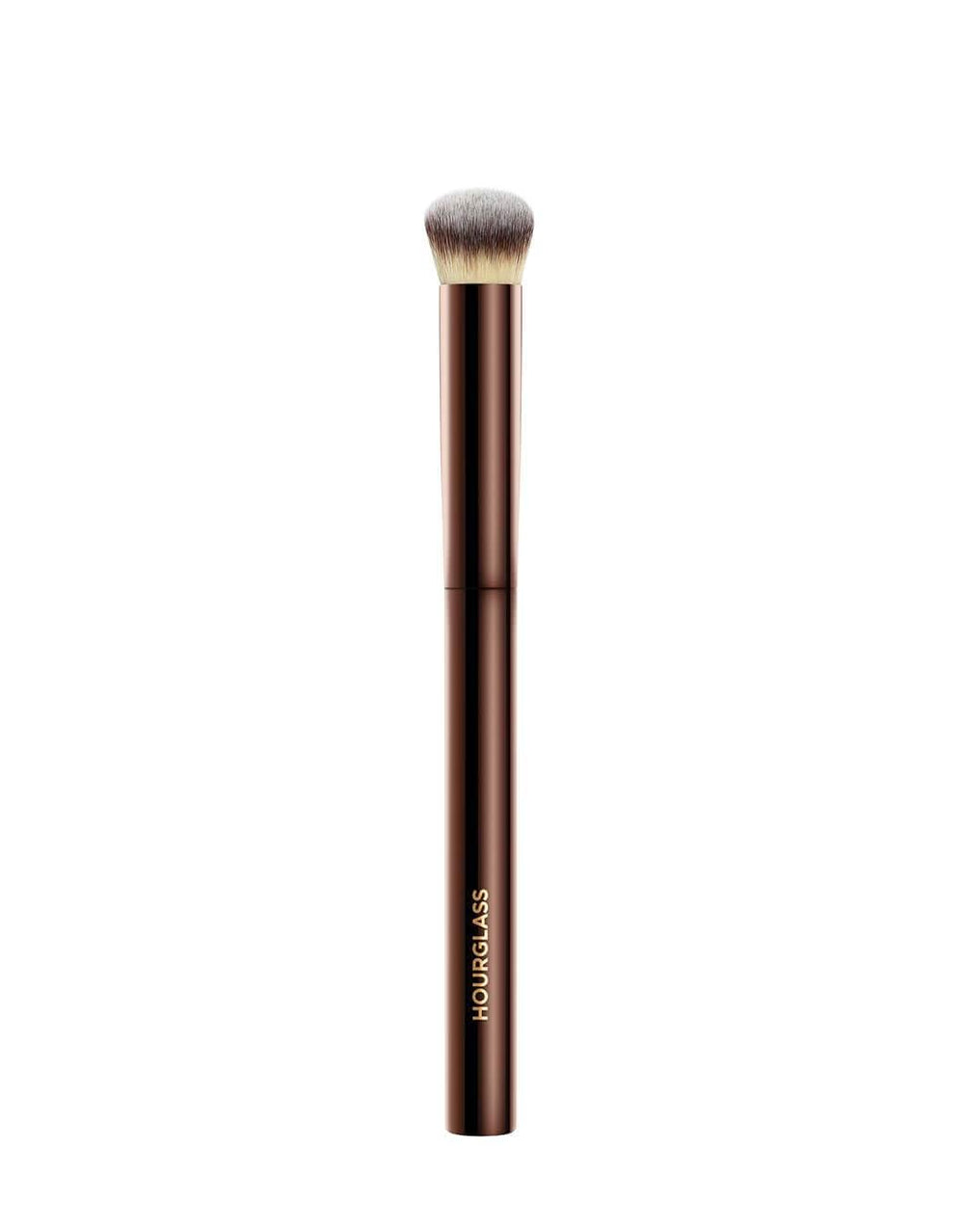 Hourglass Vanish Concealer Brush close-up showing precise, seamless blending for a flawless finish.