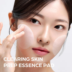 House of Hur Clearing Skin Prep Pad bottle featuring red beet extract for hydration.