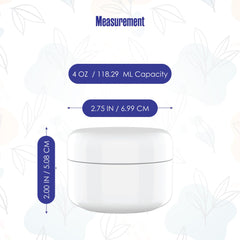 Houseables lotion jars travel compact in hand showing pocket-friendly containers for travel.