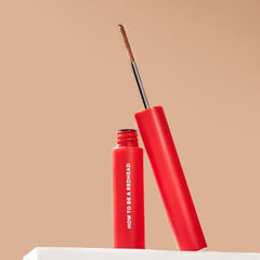 How to Be A Redhead universal red brow gel closeup of tint detail for redheads.