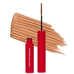 How to Be A Redhead universal red brow gel bottle shows longwear brow tint for redheads.