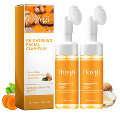 HOYGI Turmeric Face Wash Brush Closeup for daily gentle cleansing