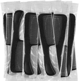 HQSLsund bulk hair combs pack of 100, individually wrapped for clean travel use.