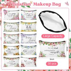 HSDSH canvas makeup bag closeup with durable zipper for daily use