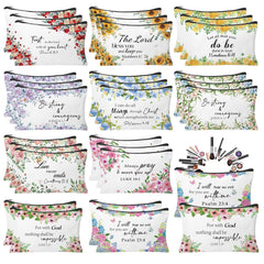 HSDSH Christian makeup bag 30pcs pack versatile for gifting and personal use