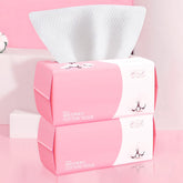 Hsxfl disposable face towel 100-count pack for clean fragrance-free cleansing.
