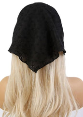 Huachi head scarf adjustable tie-back for secure all-day wear