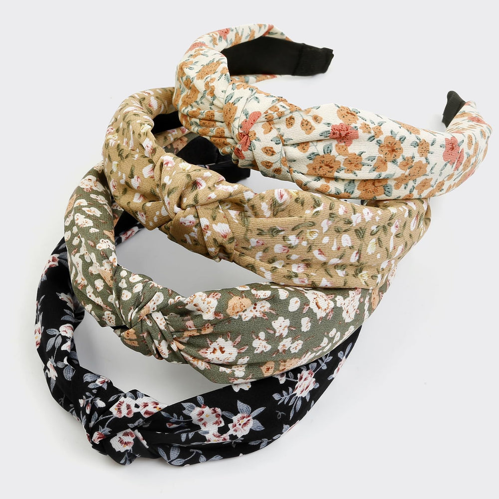 Huachi headband with flower print pack for a fresh spring look