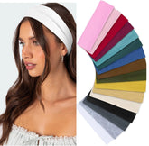 Huachi headbands 16-pack multicolor ready for workouts and daily wear