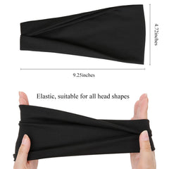 Huachi headbands wide-to-narrow back style shown for versatile wear