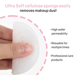 HUAXIN BIOTECHNOLOGY hands-holding-sponges demonstrates palm-sized cleansing on the go.