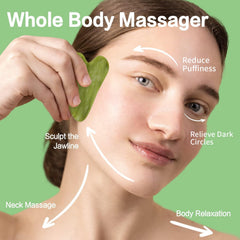 Huefull Gua Sha dual-temperature use lets you customize your skincare session