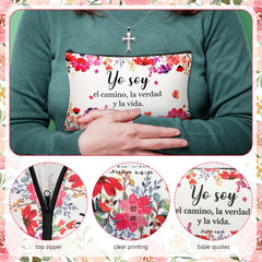 HUFAND Bible verse butterfly keychain closeup showcases faith-inspired accessory