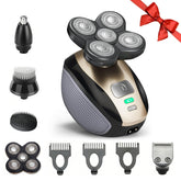 Hugdew 5-in-1 head shaver front view for quick bald grooming