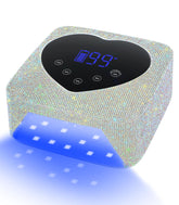 HUGMAPLE cordless UV nail lamp for fast gel nail curing at home