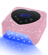 HUGMAPLE UV nail lamp front view for fast gel cure at home