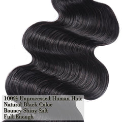 Hullran 12A body wave bundle 20-inch close-up shows length and fullness potential.