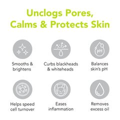 Humane Clarifying Toner on cotton pad for consistent exfoliation during skincare
