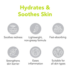 humane oil-free daily moisturizer absorption close-up highlights quick hydration without heaviness