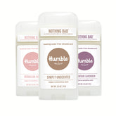 Humble Brands Mountain Lavender deodorant stick for refreshing daytime freshness.