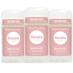 Humble Brands Original Formula Moroccan Rose 3-pack pack shot for easy odor control