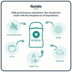 HUMBLE BRANDS Moroccan Rose original formula stick with calming scent