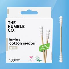 The Humble Co spiral-tip swabs highlight durable bamboo and cotton ends for precise cleaning.