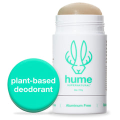 Hume Desert Bloom probiotic roll-on application closeup for smooth, residue-free underarms
