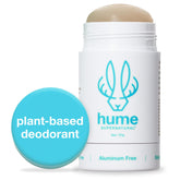 Hume Supernatural after rain deodorant stick delivers aluminum-free protection.