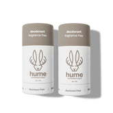 HUME SUPERNATURAL aluminum-free deodorant stick for odor control and dry underarms.