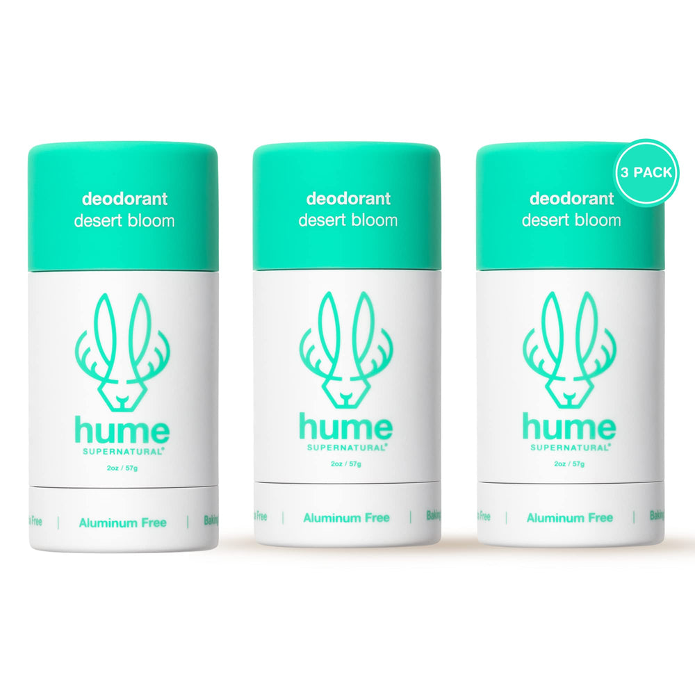 Hume Supernatural Desert Bloom roll-on application shows quick-dry protection
