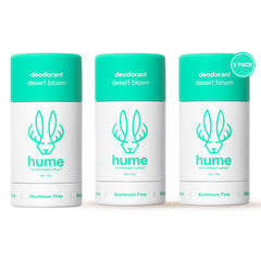 Hume Supernatural Desert Bloom roll-on application shows quick-dry protection