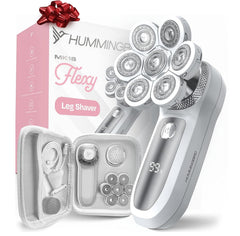 HUMMINGBIRD Flexy seven blades and pivot head contouring curves for a close, gentle shave.