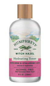 Humphreys Witch Hazel Toner bottle—hydrating formula for balanced skin.