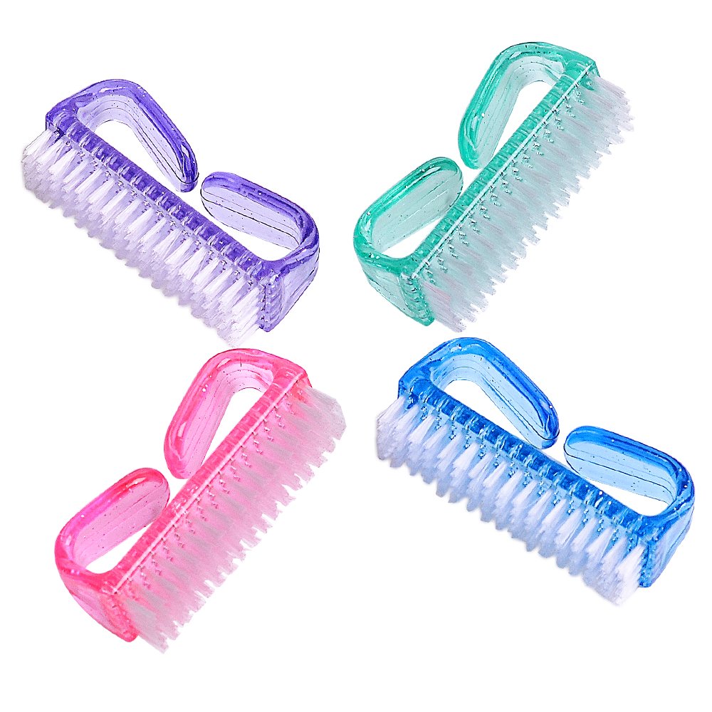 Cepillos Hupos uñas conjunto 4: limpieza rápida de manos y pies.