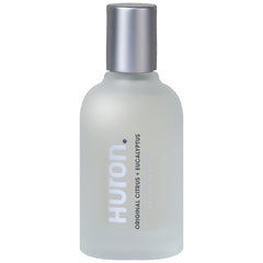 Huron men's cologne bottle front, premium design for everyday wear.