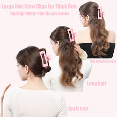 HXOGD pastel acrylic material clips with a gentle grip and vibrant color accent.