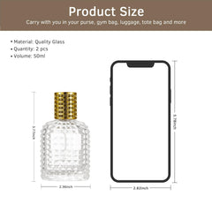 HXRYAGi gold and silver caps add style to portable fragrance on the go.