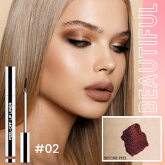 Hxssll peel-off lip liner pack image highlights easy removal and bold finish