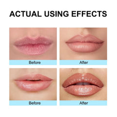 HYDRÈNE Lip Stain peel-off film for clean removal.