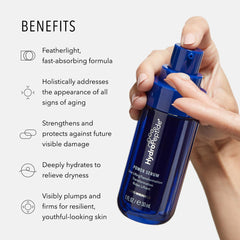 HydroPeptide Power Serum with wrinkle peptides and hyaluronic acid for smoother look.