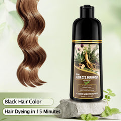 Hynqor bottle label close-up highlights herbal, ammonia-free formula