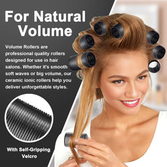 HYOUJIN 60mm jumbo rollers for dramatic volume and bouncy waves