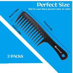 HYOUJIN two-set ergonomic grip handle for easy detangling